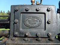 Detalj på lokomobil fra William Foster & Co, 1904. Nå på Sverresborg. Foto: Olve Utne (2008).