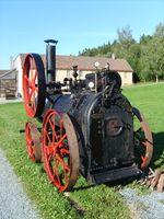 Lokomobil fra William Foster & Co, 1904. Nå på Sverresborg. Foto: Olve Utne (2008).