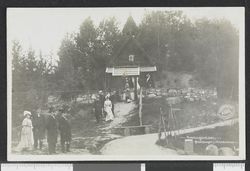 På Maihaugen i Lillehammer. Foto: Ukjent / Nasjonalbiblioteket