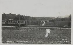 Motiv fra Haslum stasjon. Foto: Nasjonalbiblioteket