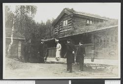 På Maihaugen i Lillehammer. Foto: Ukjent / Nasjonalbiblioteket