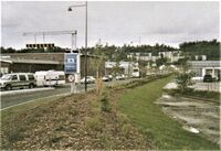 8. juli 2004: Trafikken går etter åpninga av tunnelen for nye E6 gjennom Eggevammen.