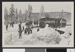Frognersæteren stasjon en vintersøndag. Foto: Nasjonalbiblioteket