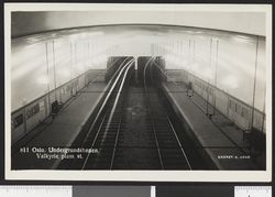 Postkort fra stasjonen. Foto: Ukjent / Nasjonalbiblioteket (1928–1929).