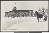 Vinterbilde. Foto: Nasjonalbiblioteket