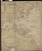 Kart fra omkring 1710, ytre Oslofjord.