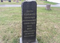 Gravminnet til organist Andreas Johan Julius Klewe. Foto: Stig Rune Pedersen