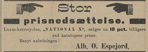 Annonse 2 fra Alb. O. Espejord i Tromsø Amtstidende 16.07.1900.jpg