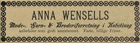 389. Annonse 2 fra Anna Wensell i Lofotposten 02.05. 1898.jpg