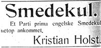 483. Annonse 2 fra Kristian Holst i Haalogaland 0807 1913.jpg