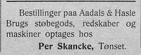 318. Annonse 2 fra Per Skancke i Østerdølen 22.07. 1904.jpg