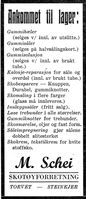 315. Annonse 4 fra M. Schei i Nord-Trøndelag og Inntrøndelagen 4.7. 1942.jpg