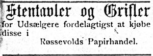 Annonse 7 fra Røssevolds Papirhandel i Søndmøre Folkeblad 4.1.1892.jpg