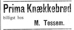 Annonse III fra M. Tessem i Indtrøndelagen 16.11. 1900.jpg