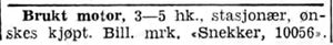 Annonse etter brukt motor i Adresseavisen 8.10. 1942.jpg