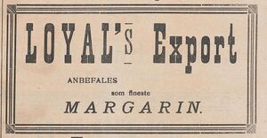 Annonse for Loyal`s Export i Bondebladet 04.03. 1914.jpg