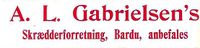 20. Annonse fra A.L. Gabrielsens Skrædderforretning under Harstadutstillingen 1911.jpg