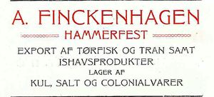 Annonse fra A. Finckenhagen under Harstadutstillingen 1911.jpg