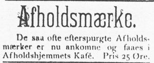 Annonse fra Aalesunds Totalafholdsforening i Søndmøre Folkeblad 6.1.1892.jpg