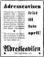 214. Annonse fra Adresseavisen i Nord-Trøndelag og Nordenfjeldsk Tidende 14.03.33.jpg