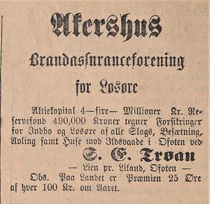 Annonse fra Akershus Brandassuranceforening i Lofot-Posten 27.07.1885.jpg