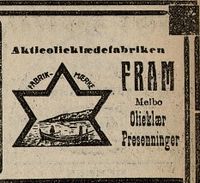 Annonse i Tidens Tegn 13. mai 1914.