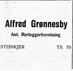 Annonse fra Alfred Grønnesby i Bygdenes By 1957.jpg