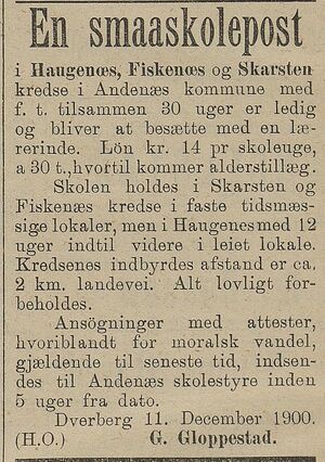 Annonse fra Andenæs kommune i Harstad Tidende 31.12. 1900.jpg