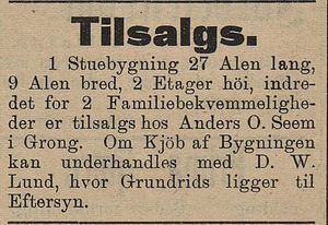 Annonse fra Anders O. Seem i Tromsø Amtstidende 30.06. 1898.jpg