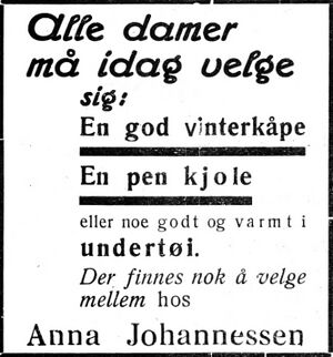 Annonse fra Anna Johannessen i Inntrøndelagen og Trønderbladet 17.10..jpg