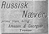 369. Annonse fra Arnesen & Georgsen i Haalogaland 28.4.-06.jpg