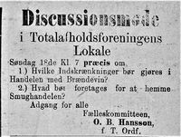 249. Annonse fra Avholsdrørslas felleskomite i Tromsø i Tromsøposten 17.03. 1888.jpg