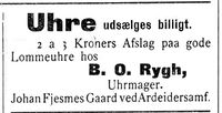 445. Annonse fra B. O. Rygh i Indtrøndelagen 16.11. 1900.jpg