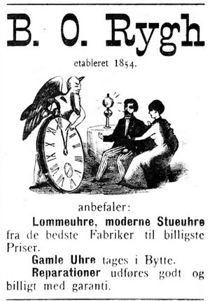Annonse fra B. O. Rygh i Indtrøndelagen 20.6.1906.jpg