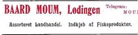 22. Annonse fra Baard Moum under Harstadutstillingen 1911.jpg