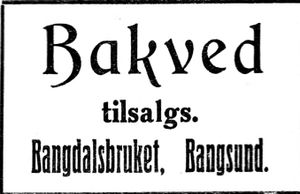 Annonse fra Bangdallsbruket i Nordtrønderen 10.6. 1914.jpg