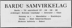 Annonse fra Bardu Samvirkelag i Norsk Militært Tidsskrift nr. 11 1960.jpg