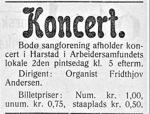 Annonse fra Bodø sangforening i Haalogaland 15.05. 1907.jpg