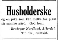11. Annonse fra Brødrene Nordland i Nord-Trøndelag og Inntrøndelagen 4.7. 1942.jpg