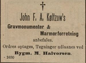Annonse fra Bygm. M. Halvorsen i Gjengangeren 29.05.1906.jpg