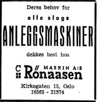 73. Annonse fra C. Rønaasen Maskin A.S. i Adresseavisen 8.10. 1942.jpg