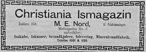 Annonse fra Christiania Ismagazin i Menneskevennen 02.07.1892.jpg