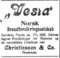 50. Annonse fra Christiansen & Co i Nordtrønderen 10.6. 1914.jpg