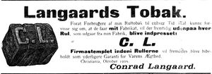 Annonse fra Conrad Langaard i Indtrøndelagen 20.6.1906.jpg