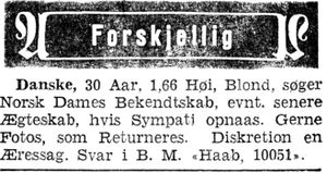 Annonse fra Danmark i Adresseavisen 8.10. 1942.jpg