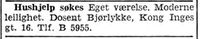 305. Annonse fra Dosent Bjørlykke i Adresseavisen 8.10. 1942.jpg