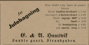 Annonse fra E. & A Hausvik i Arbeidet 12.12.1893.jpg