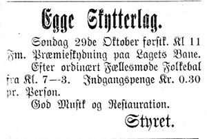 Annonse fra Egge skytterlag i Mjølner 23. 10. 1899.jpg