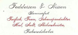 Annonse fra Feddersen & Nissen under Harstadutstillingen 1911.jpg