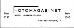 Annonse fra Fotomagasinet i Kristiansands Avholdslag 1874 - 10.august - 1949.jpg